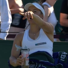 Putintseva rompe a llorar y pide seguridad: “Sáquenlo, puede llevar un cuchillo”