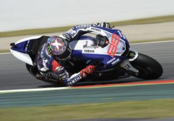 Jorge Lorenzo, se clasificó tercero.