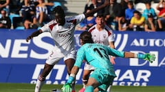 ++++++++ in action during the spanish football Second División JOR 41  game between SD Ponferradina vs Albacete Balompie at El Toralin Stadium on May 20, 2023 in Ponferrada (Spain) 