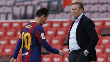 Koeman: "Messi disguised everything" at Barcelona