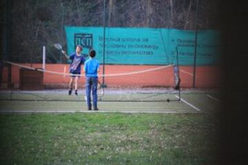 Algunos chavales pretenden seguir los pasos de Nole.