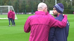 Agüero vuelve a entrenarse con el City tras su accidente de tráfico