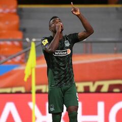 Jhon Córdoba anota en la derrota ante el Zenit de Wilmar Barrios