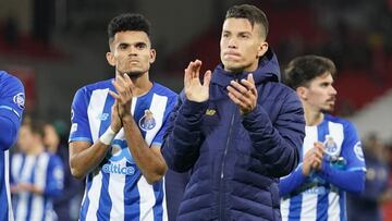 Luis Díaz y Matheus Uribe, cábalas de Porto ante Benfica