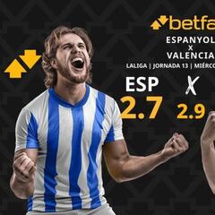 RCD Espanyol vs. Valencia CF: horario, dónde ver, pronósticos y clasificación