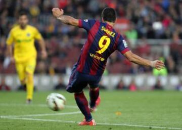 5-0. Luis Suárez subió el quinto tanto al marcador.