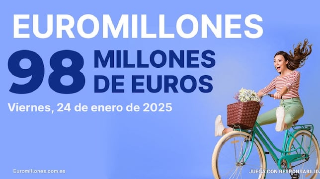 Euromillones: comprobar los resultados del sorteo de hoy, viernes 24 de enero