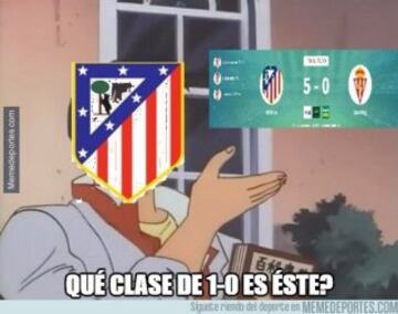 Los memes más divertidos del Atlético-Sporting