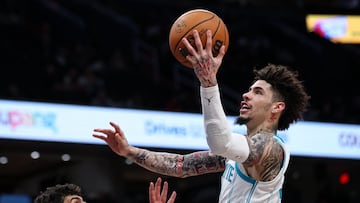 LeMelo Ball posted his first triple double of the season in a 38 point performance that led the Charlotte Hornets over the Washington Wizards.