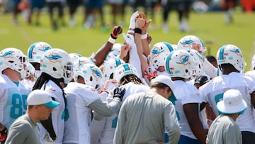 El partido entre los Dolphins y los Bucs se jugará la semana 11