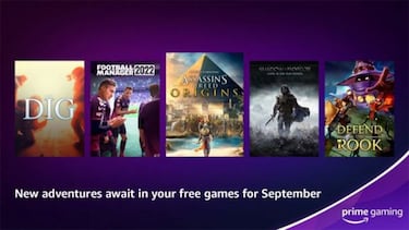 Prime Gaming cracks the wallet with its September free games: Football Manager 2022, Assassin's Creed Origins
