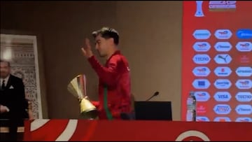 Brutal el efecto Brahim en Marruecos: vean lo que sucede en rueda de prensa tras su gol que vale una clasificación
