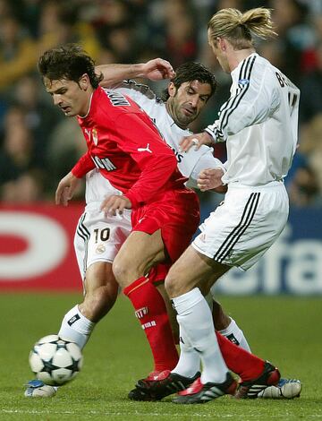 El 24 de marzo de 2004 el jugador del Mónaco regresó al Bernabéu para medirse al Real Madrid en la ida de los cuartos de final de la Champions League. La afición madridista lo recibió con aplausos.

 