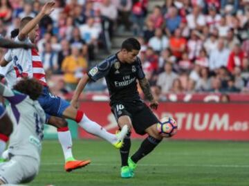 James se despacha con un doblete ante Granada