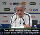 La frase de Deschamps sobre el futuro de Griezmann