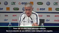 La frase de Deschamps sobre el futuro de Griezmann