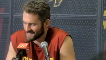 Kevin Love se burla de la bronca entre Ricky y Campazzo