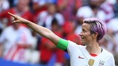 Estados Unidos 1-0 Holanda | Megan Rapinoe no falló desde los once metros y puso el primer gol en el marcador. 