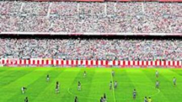 <b>ABARROTADO. </b>El Calderón ya se llenó ante Osasuna hace dos semanas. Hoy volverá a rozar su máxima asistencia.