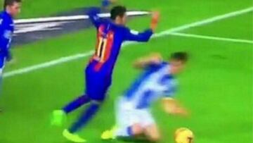 El Leganés protestó el penalti a Neymar y Messi ni lo celebró
