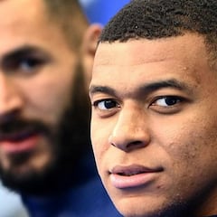 Otro guiño de Benzema con Mbappé