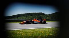 Formula One - F1 - Austrian Grand Prix 2017 - Red Bull Ring, Spielberg, Austria - July 7, 2017   McLaren&#039;s Stoffel Vandoorne during practice   Reuters/Dominic Ebenbichler