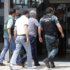 Villar, doce horas de registro y primera noche en el calabozo