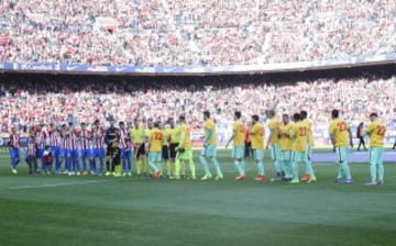 Atlético de Madrid-Barcelona en imágenes