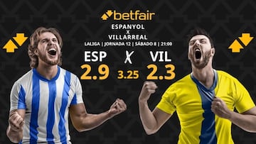RCD Espanyol vs. Villarreal CF: horario, dónde ver, pronósticos y clasificación