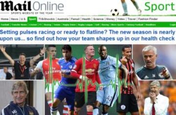 Portadas de la prensa extranjera