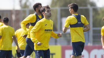 CASTELL&Atilde;N 05/05/2021
 ENTRENAMIENTO DEL VILLARREAL PREVIO A LA SEMIFINAL DE UEFA EUROPA LEAGUE FRENTE AL ARSENAL. TRIGUEROS
 FOTOS ANGEL SANCHEZ
 