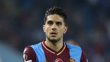 TRABZON, TURKIYE - SEPTEMBER 15: Marc Bartra of Trabzonspor in action during the UEFA Europa League Group H match between Trabzonspor and Crvena Zvezda in Trabzon, Turkiye on September 15, 2022. (Photo by Hakan Burak Altunoz/Anadolu Agency via Getty Images)
