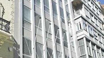 <b>CERRADA. </b>La antigua sede de Alberto Bosch está inutilizada.