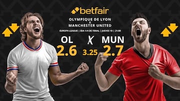 Olympique de Lyon vs. Manchester United: horario, dónde ver, pronósticos y cuadro