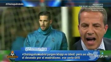 Crist車bal Soria, en 'El Chiringuito': "Casilla quiso pegar a Zidane..."