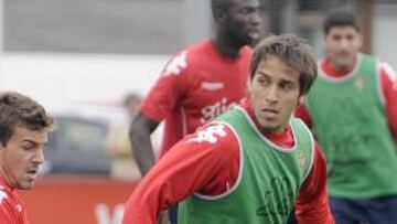 <b>OPTIMISTA. </b>Trejo confía que con la victoria contra el Alcorcón cambie la racha del equipo.