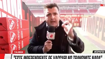 Un periodista argentino pierde la paciencia en vivo y lanza una frase que indignará a los hinchas de la U