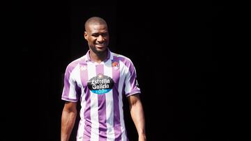 Valladolid. 6/9/2023. Presentación de Mamadou Sylla como nuevo jugador Del Real Valladolid. Photogenic/Miguel Ángel Santos