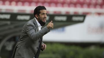 Edgar Mej&iacute;a durante un partido de Chivas Femenil