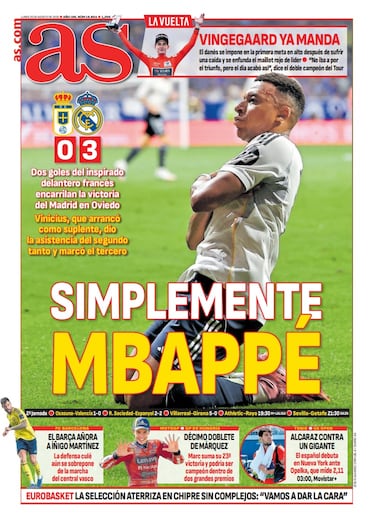 Las portadas de AS de agosto