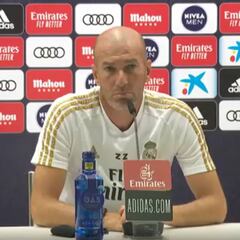 Zidane: "Nunca le voy a decir a un jugador lo que tiene que decir"