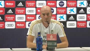 Zidane: "Nunca le voy a decir a un jugador lo que tiene que decir"