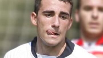Paco Alcácer, internacional sub-17 del Valencia.