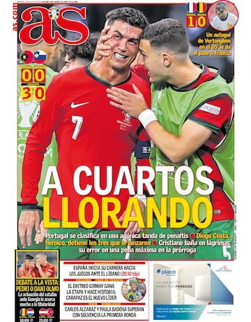 Las portadas de AS de julio