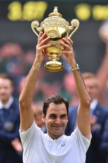 Federer hace historia: levanta su octavo Wimbledon