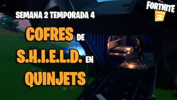 ¿Dónde están los cofres de SHIELD en Quinjets en Fortnite temporada 4?