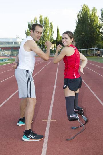 Ángel David Rodríguez y Sara Andrés.