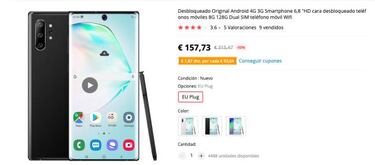 Cuidado con estos plagios de móviles Samsung y Huawei en AliExpress