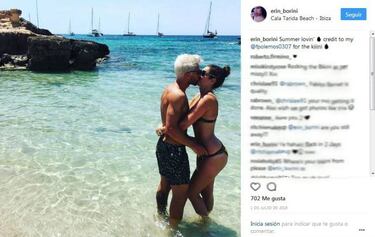 Italia celebra la vuelta de Borini "y su bella mujer" al Calcio