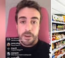 El surrealista vídeo de Alonso y la compra en el supermercado que ha vuelto a hacerse viral
